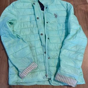 US Polo Mint Puffy Jacket